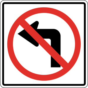 No Left Turn