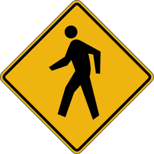 Pedestrian Crossing sign