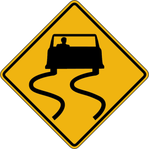 Slippery When Wet Sign