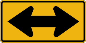 Two Direction Arrow