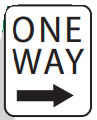 one way