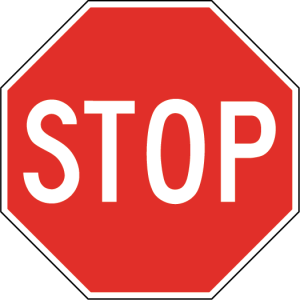 stop sign